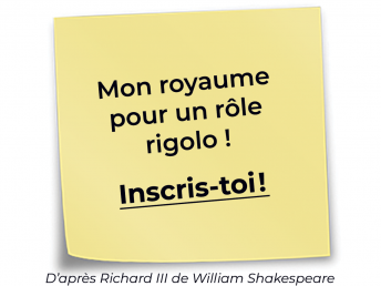 Mon royaume pour un rôle rigolo !